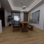 BS013 OSB Laminate Flooring/Zero Formaldehyde Enf Grade Environmentally Friendly Wooden Flooring