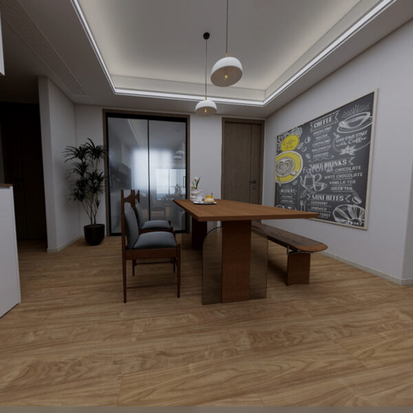 BS013 OSB Laminate Flooring/Zero Formaldehyde Enf Grade Environmentally Friendly Wooden Flooring