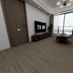 BS014 Grey OSB Environmentally Friendly Wooden Flooring/Interior Decorative Laminated Flooring/Waterproof Wooden Flooring