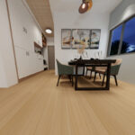 ENF-grade OSB eco-friendly flooring, 12MM thick, laminated flooring for kindergarten/home decoration, model BS020