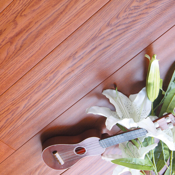 ENF-grade OSB eco-friendly flooring 12MM, laminated flooring for home decoration, model OSB203
